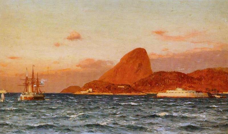 Eduardo de Martino View of Rio de Janeiro oil painting picture